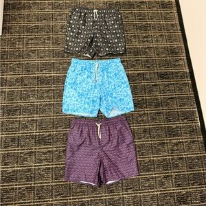 Laguna Men's Swim Trunks Set - Black, Blue, Purple